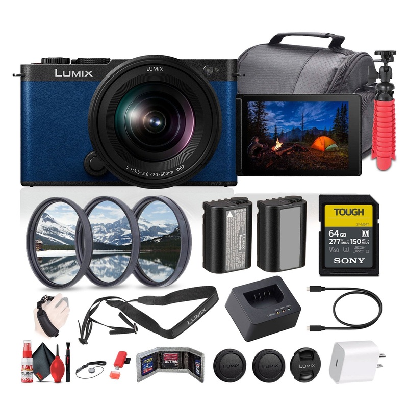 Panasonic Lumix S9 Mirrorless Camera with S 20-60mm f/3.5-5.6 Lens Bundle