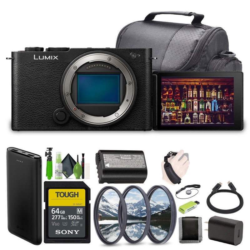 Panasonic LUMIX S9 Mirrorless Full Frame Compact Camera Body (DC-S9BODYK) Black