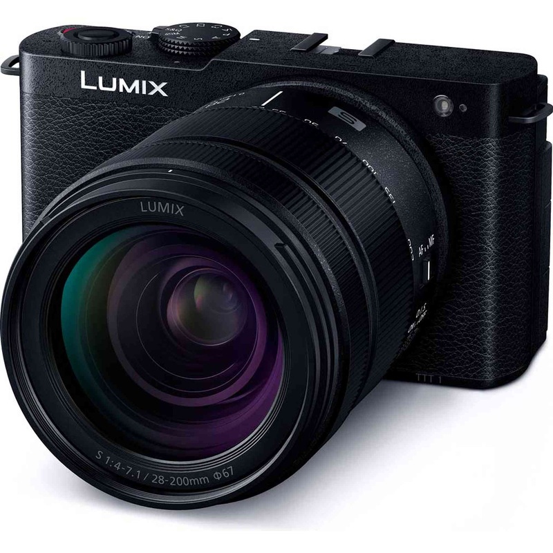 Pansonic LUMIX S9 Full Frame Camera with 28-200mm  L Mount Lens, Compact Mirrorless Camera for Content Creators with Real Time LUT, Open Gate and Easy Sharing of Photos & Video (Black)