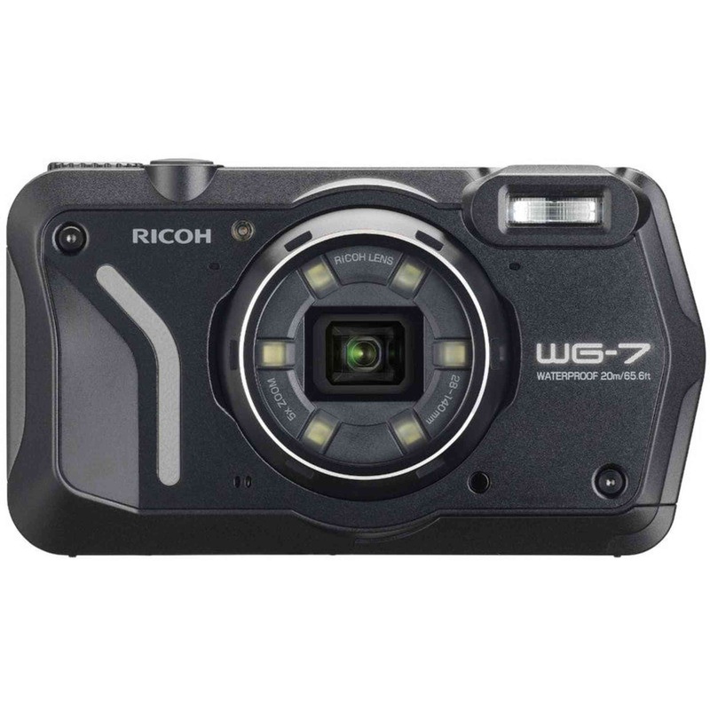 Ricoh WG-7 Waterproof Digital Camera (Black)