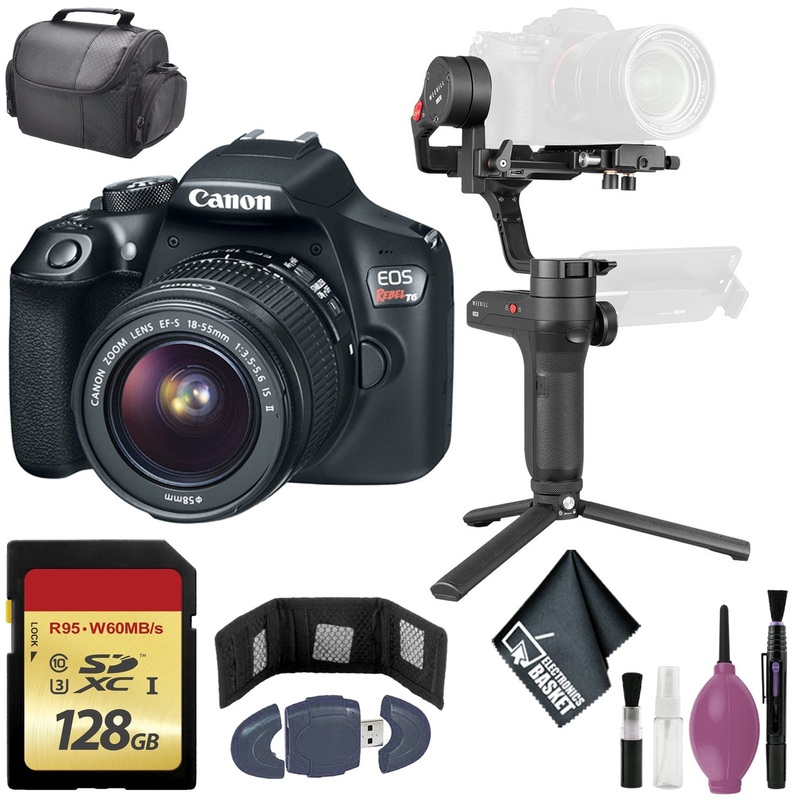 Zhiyun-Tech WEEBILL LAB Handheld Stabilizer - Canon EOS Rebel T6 18-55 DC III Kit - 128GB Case
