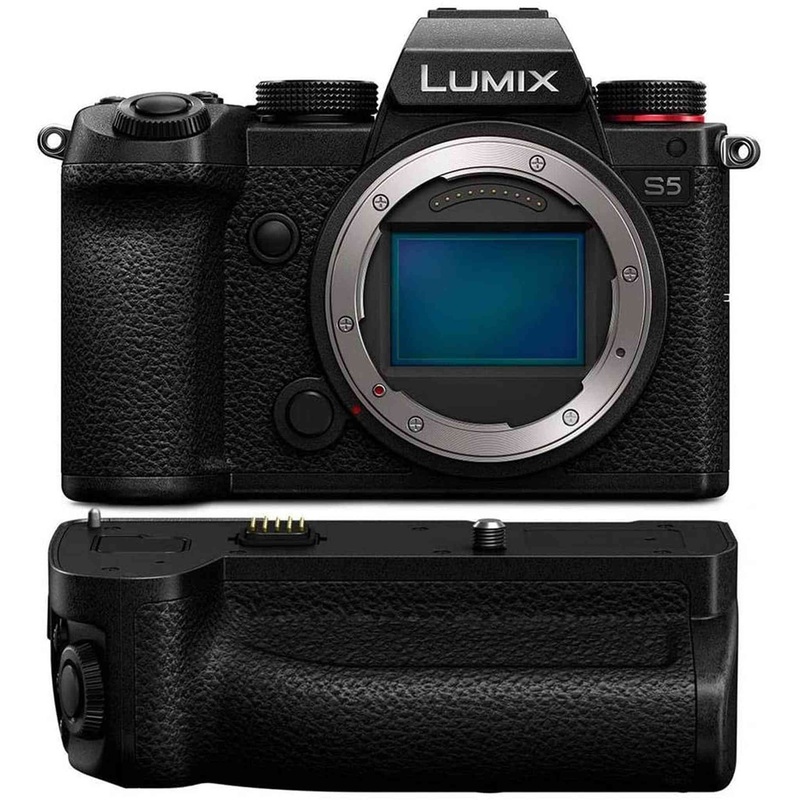 Panasonic Lumix DC-S5 Mirrorless Digital Camera (Body Only) DMW-BGS5 Battery Grip