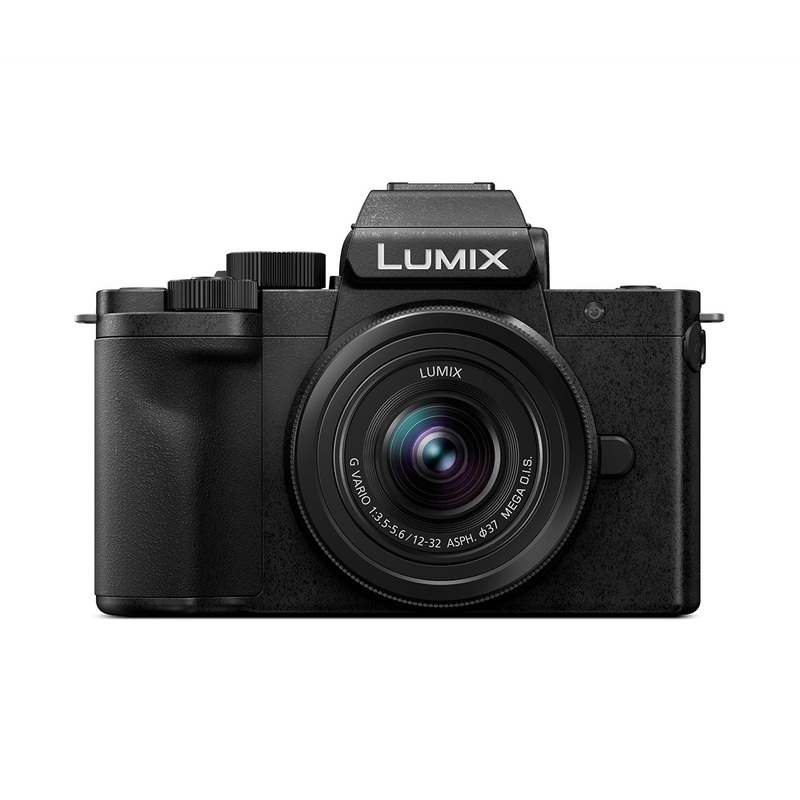 Panasonic LUMIX G100 4k Mirrorless Camera for Photo and Video, Built-in Microphone with Tracking, Micro Four Thirds Interchangeable Lens System, 12-32mm + 40-150mm Lenses , 5-Axis Hybrid I.S., DC-G100DW/W (Black)