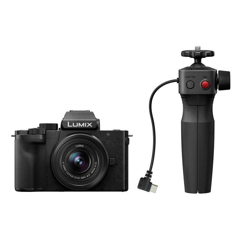 Panasonic LUMIX G100 4k Mirrorless Camera, Lightweight Camera for Photo and Video, Built-in Microphone, Micro Four Thirds with 12-32mm Lens, 5-Axis Hybrid I.S., 4K 24p 30p Video, DC-G100DVK (Black) - Used