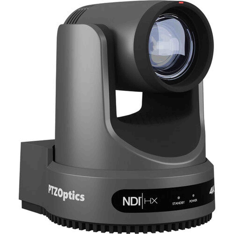 PTZOptics Move 4K 12X Optical Zoom Camera - Grey (Grey)