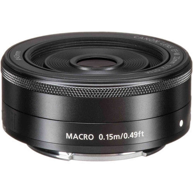 Canon EF-M 22mm f/2 STM Lens (Black) - International Version (No Warranty)