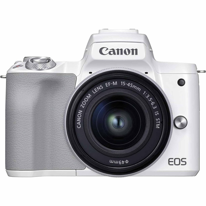 Canon EOS M50 Mark II + EF-M 15-45mm is STM Kit White