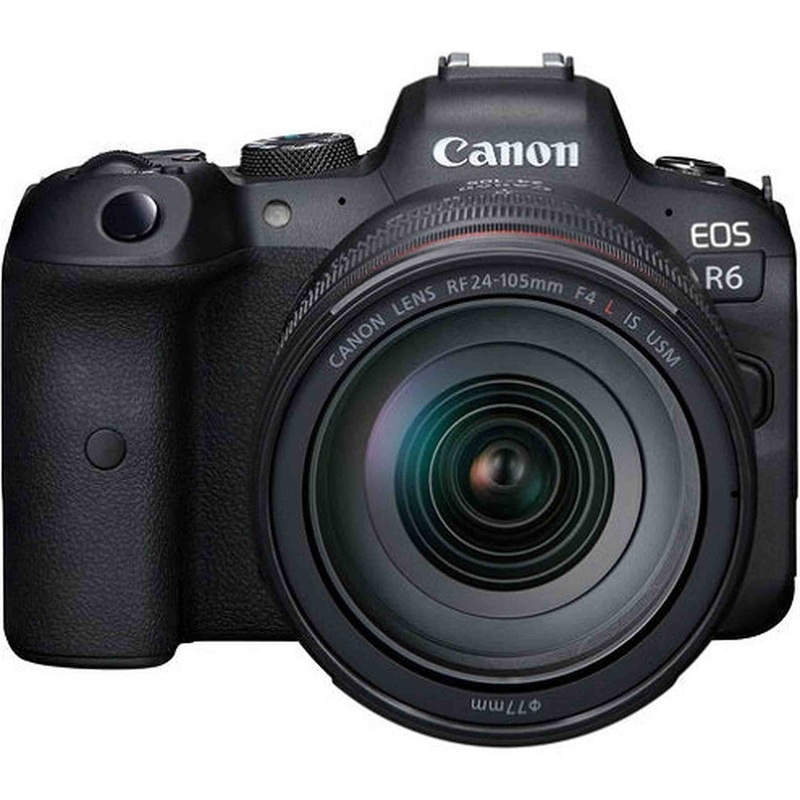 Canon EOS R6 Full-Frame Mirrorless Camera + RF24-105mm F4 L is USM Lens Kit