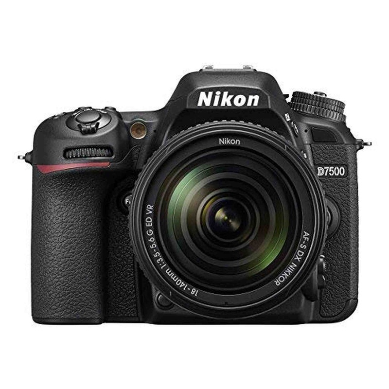 Nikon D7500 20.9MP DSLR Camera with AF-S DX NIKKOR 18-140mm f/3.5-5.6G ED VR Lens, Black (Renewed) - Reconditioned