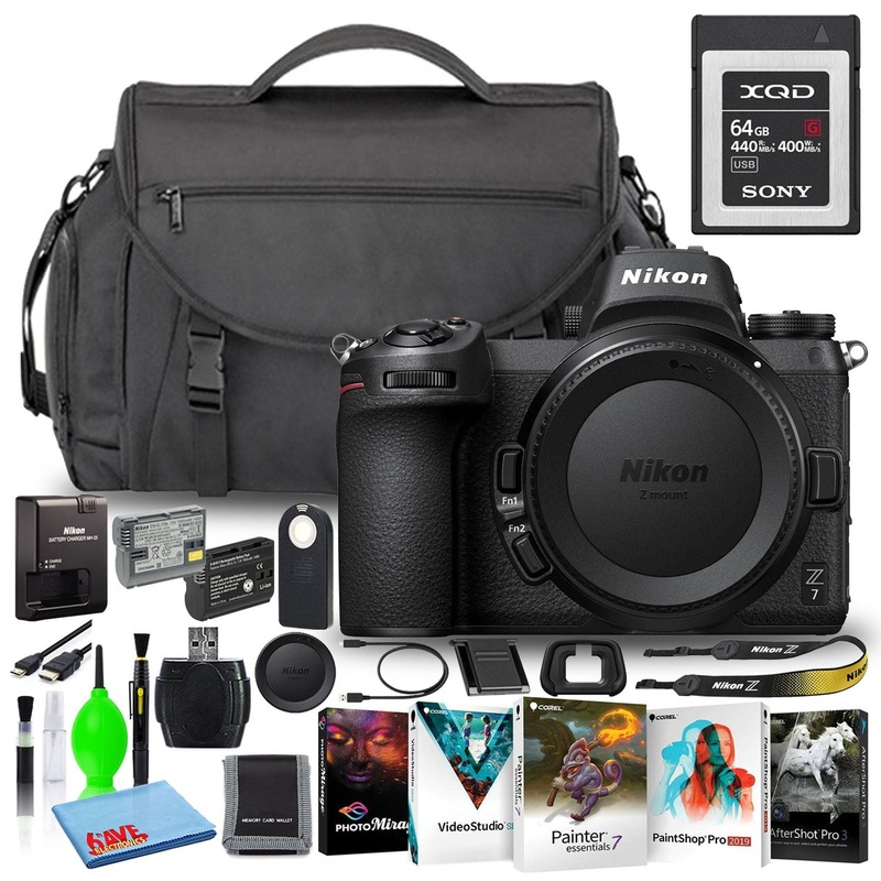 Nikon Z7 Mirrorless Camera (Body Only) (1591) + XQD Card + Edit Software (Intl) - Reconditioned