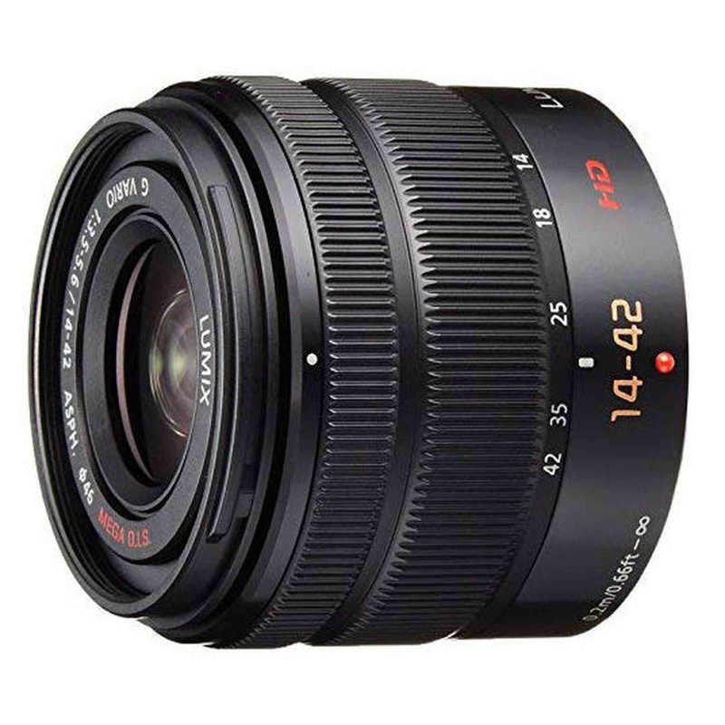 Panasonic LUMIX G VARIO 14-42mm / F3.5-5.6 II ASPH. / MEGA O.I.S. Digital Interchangeable Zoom Lens - H-FS1442A - Black - Reconditioned