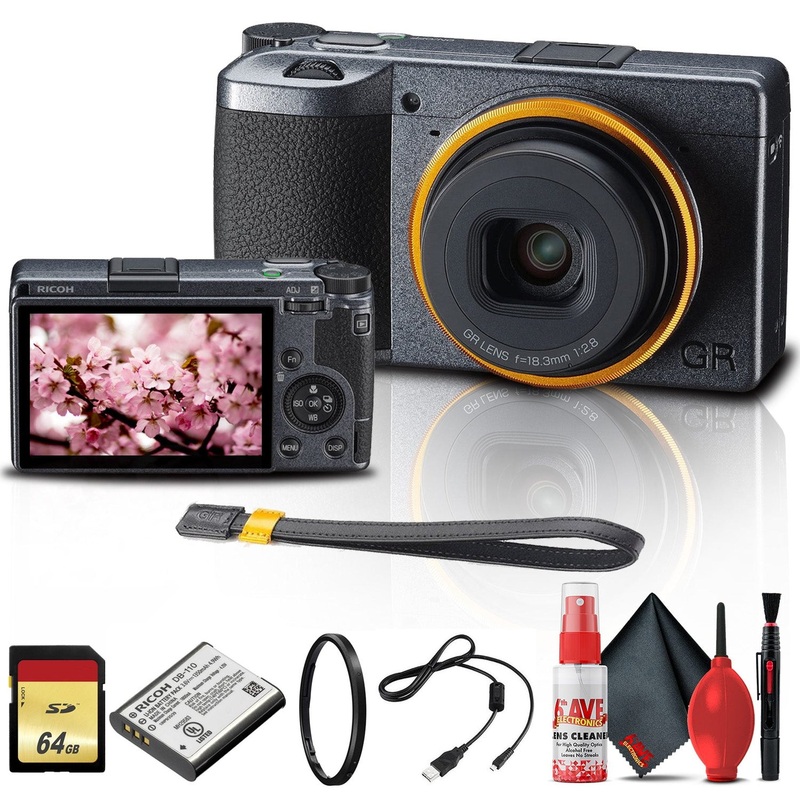 Ricoh GR III Street Edition Digital Camera with 64GB Memory Card