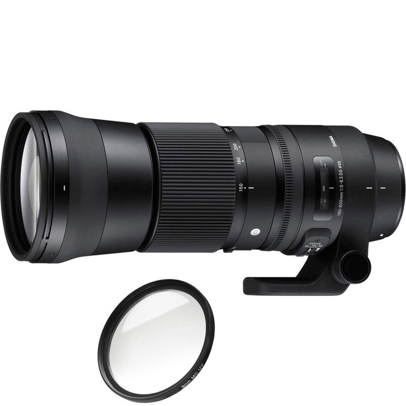 Sigma 150-600mm f/5-6.3 DG OS HSM Contemporary Lens for Nikon F with Pro Filter (Certified Refurbished) - Reconditioned