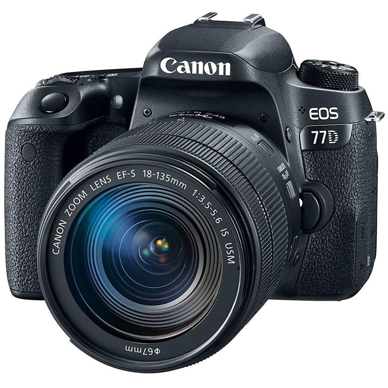 Canon EOS 77D EF-S 18-135 IS USM Kit - Used