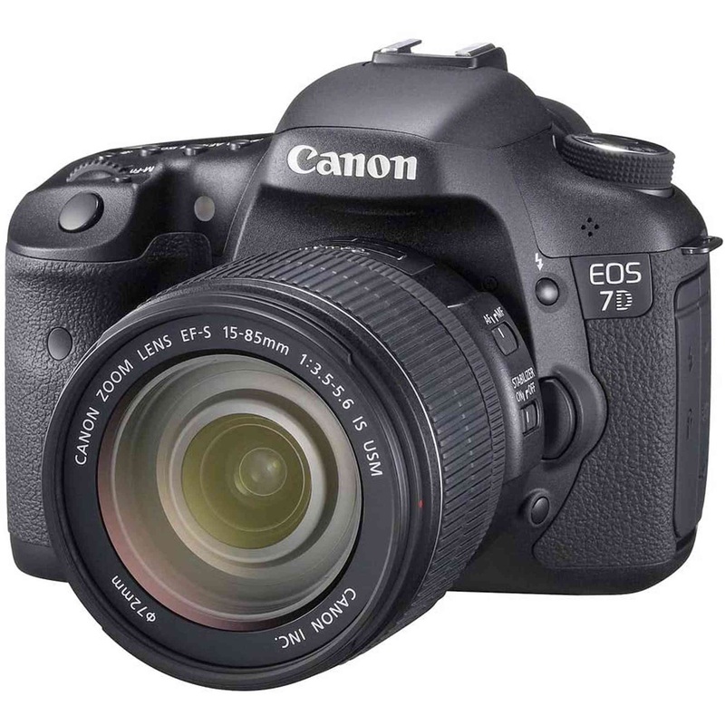 Canon EOS-7D Digital SLR Camera With Canon EF-S 15-85mm f/3.5-5.6 is USM Lens - Reconditioned