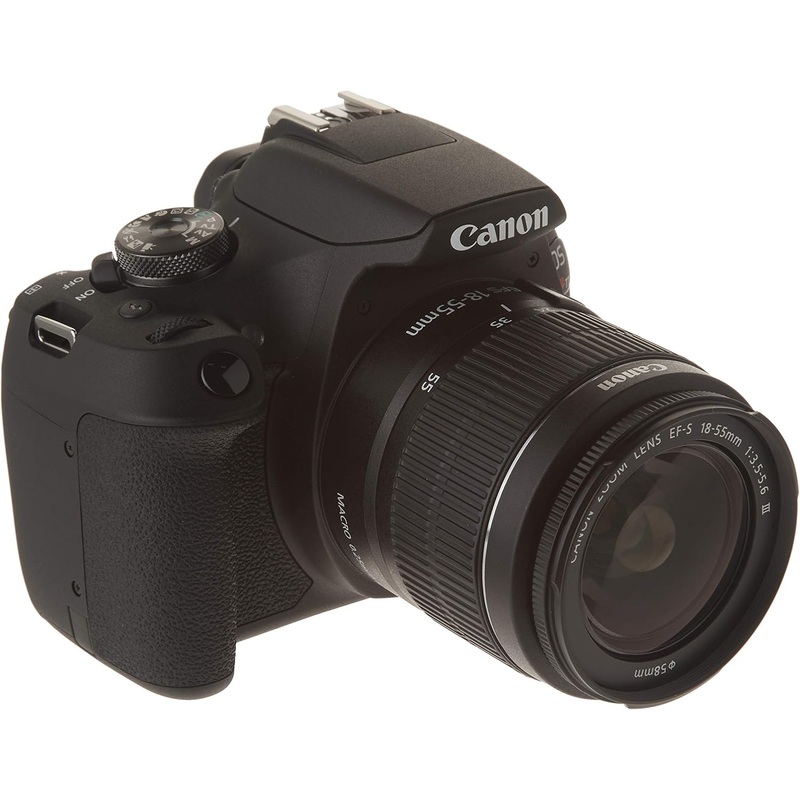 Canon EOS Rebel T7 18-55mm DC III Kit with Full HD Video Wi-Fi and NFC Kit