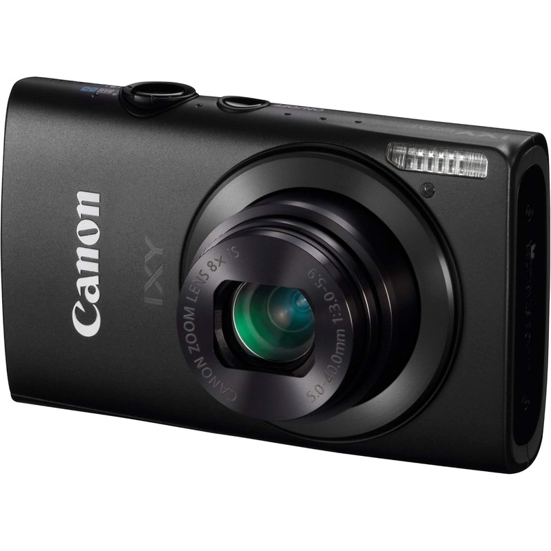 Canon IXY600F 12.1 MP CMOS Digital Camera with 8x Wide-Angle Optical Zoom Lens and Full 1080p HD Video (Black) - Reconditioned