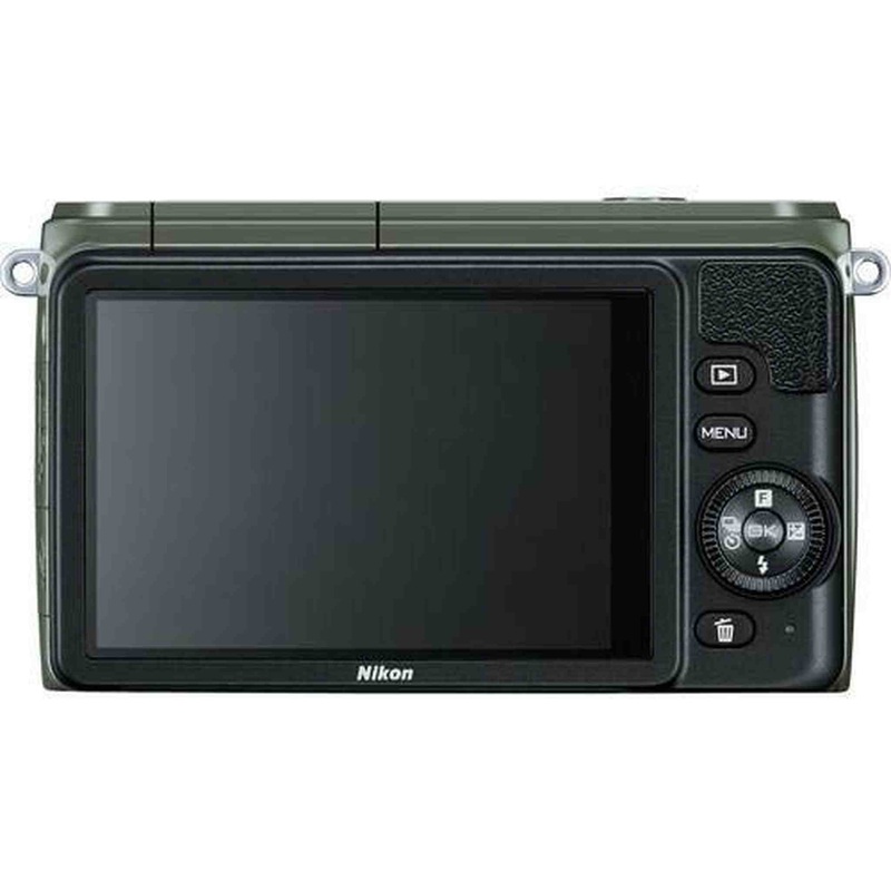Nikon 1 S1 10.1 MP HD Digital Camera with 11-27.5mm VR 1 NIKKOR Lens (Khaki) International Version (No warranty) - Used