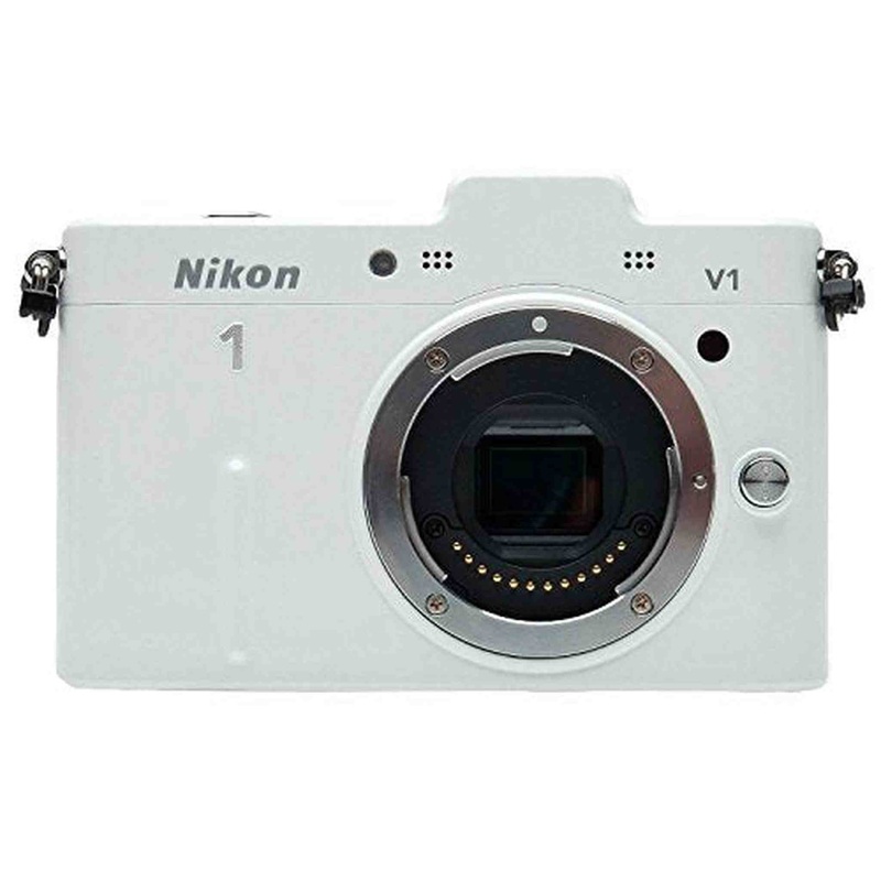 Nikon 1 V1 10.1 MP Digital Camera - White (Body Only) [Electronics] - Used