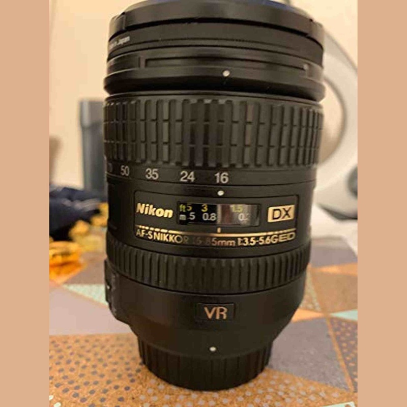 Nikon AF-S DX NIKKOR 16-85mm f/3.5-5.6G ED Vibration Reduction Zoom Lens with Auto Focus for Nikon DSLR Cameras Internat - Used