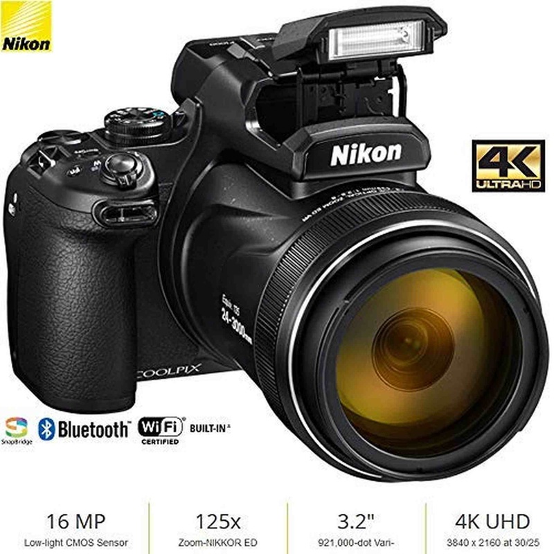 Nikon COOLPIX P1000 16MP 125x Super-Zoom Digital Camera (26522) - Reconditioned