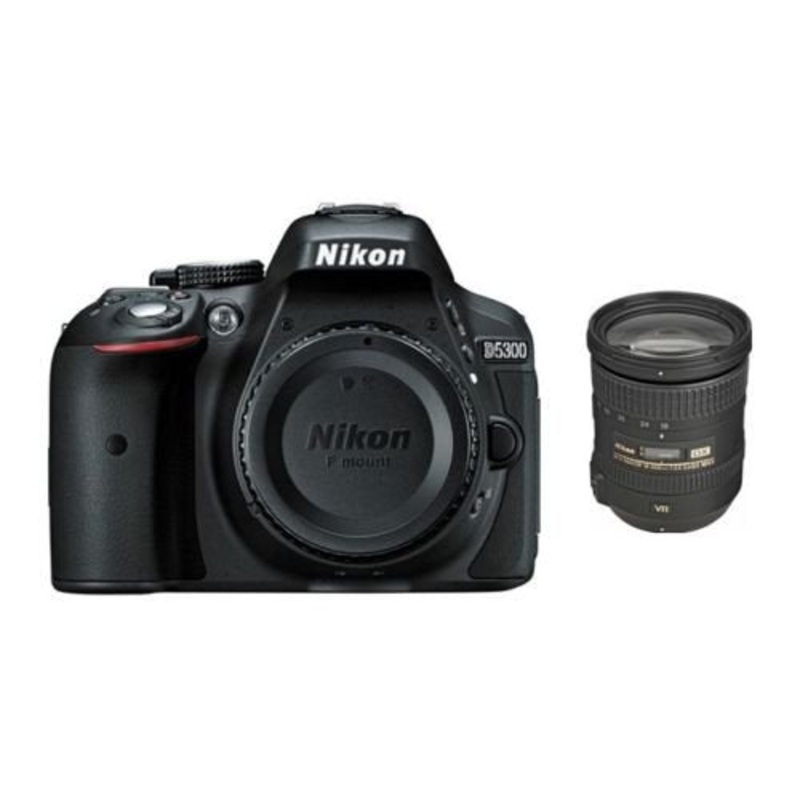 Nikon D5300 24.2 MP CMOS Digital SLR Camera with AF-S DX NIKKOR 18-200mm f/3.5-5.6G ED VR II Zoom Lens (Black) [Electron - Used