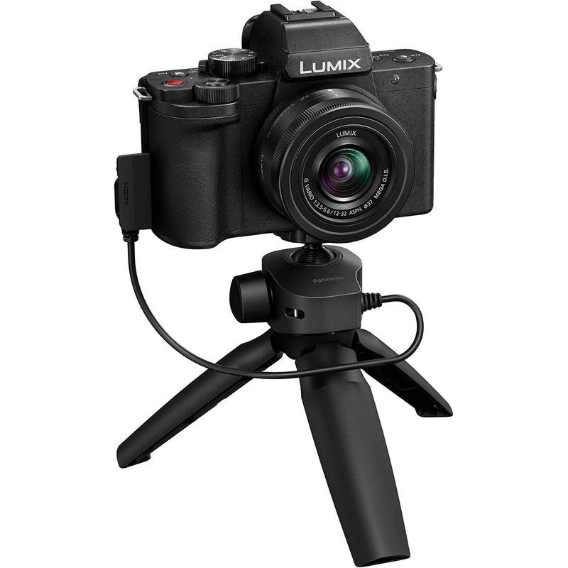 Panasonic LUMIX G100 4k Mirrorless Camera for Photo and Video w/12-32mm Lens, 5-Axis Hybrid I.S, DC-G100VK (Black) - Reconditioned