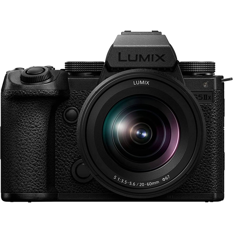 Panasonic LUMIX S5IIX Mirrorless Camera, 24.2MP Full Frame with Phase Hybrid AF, Unlimited 4:2:2 10-bit Recording, 5.8K Pro-Res, RAW Over HDMI, IP Streaming with 20-60mm F3.5-5.6 Lens - DC-S5M2XKK - Used