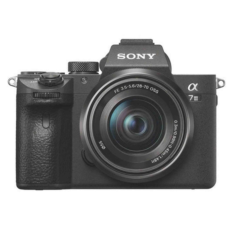 Sony a7 III Full-frame Mirrorless Interchangeable-Lens Camera with 28-70mm Lens Optical with 3-Inch LCD, Black (ILCE7M3K/B) - Used