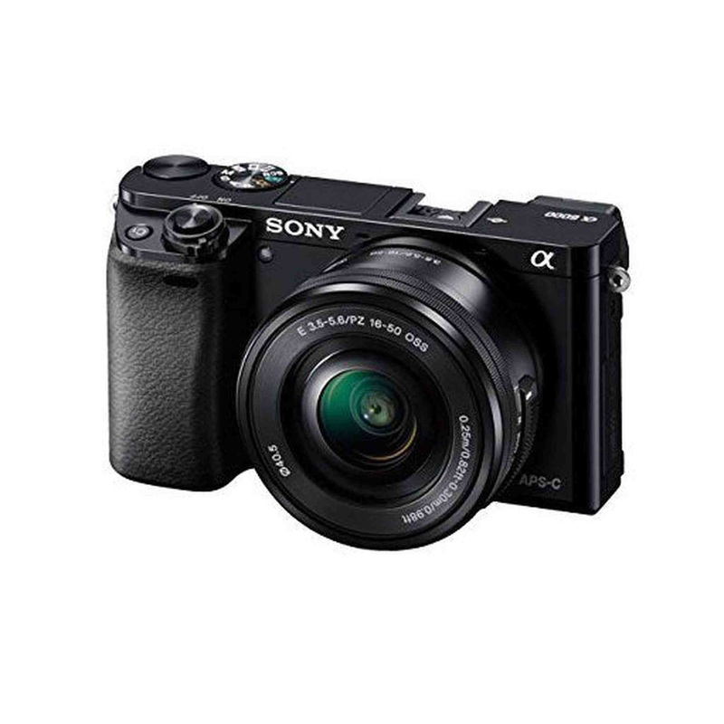 Sony Alpha a6000 Mirrorless Digitial Camera 24.3MP SLR Camera with 3.0-Inch LCD (Black) w/ 16-50mm Power Zoom Lens - Reconditioned