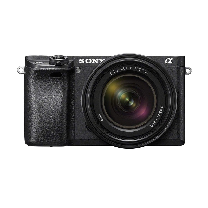 Sony Alpha a6300 Mirrorless Camera Interchangeable Lens Digital Camera with 18-135mm Zoom Lens - E Mount Compatible - Black (Renewed) - Reconditioned