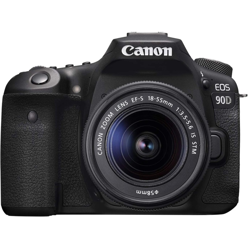 Canon 90D Digital SLR Camera with 18-55 is STM Lens (Renewed) - Reconditioned