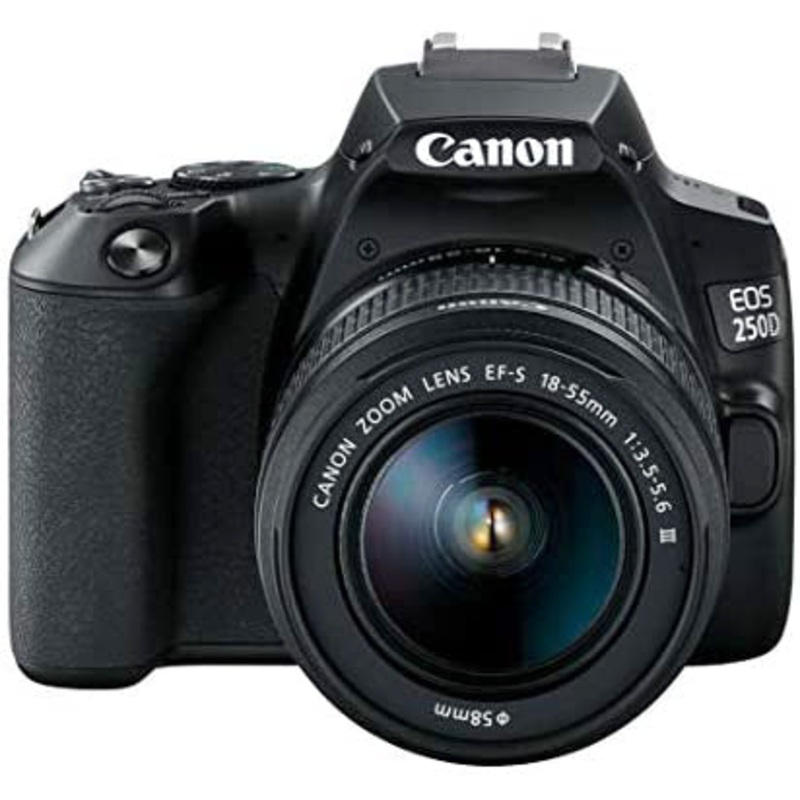 Canon EOS 250D (Rebel SL3) DSLR Camera w/ 18-55m DC Lens (International Model) - Used