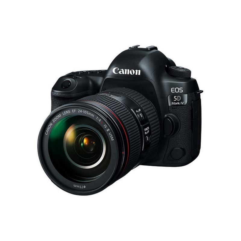 Canon - Eos 5D Mark IV DSLR Camera with 24-105mm f/4L is II USM Lens - Black - International Model