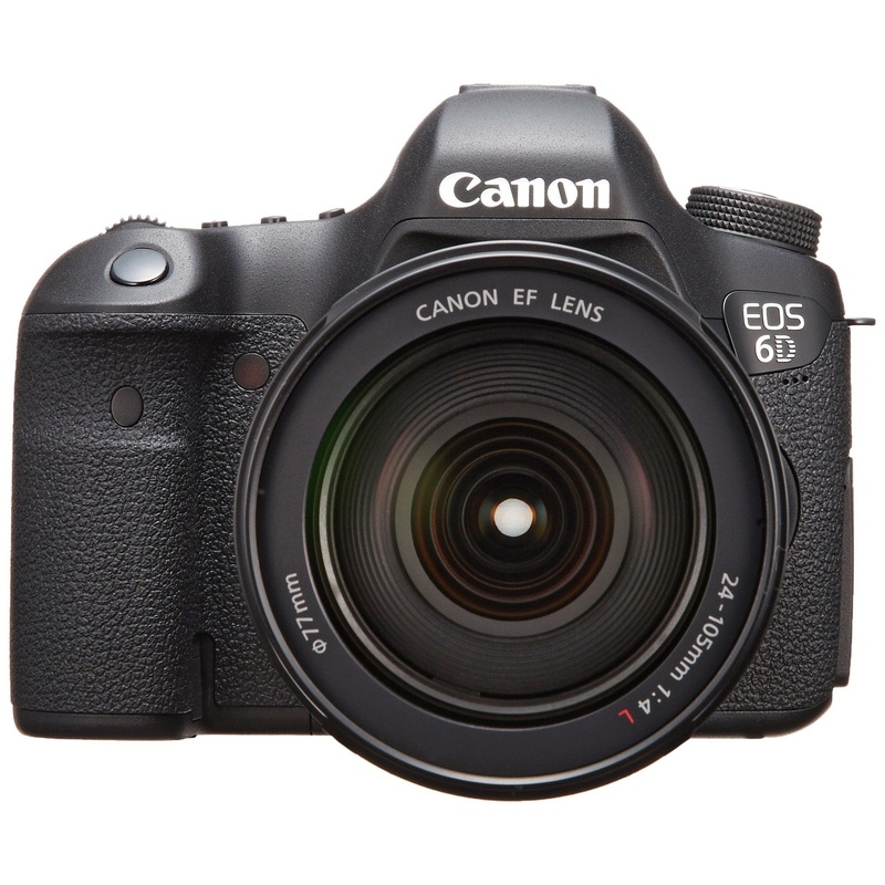 Canon EOS 6D with EF 24-105mm F4L IS USM Lens - International Version (No Warranty)