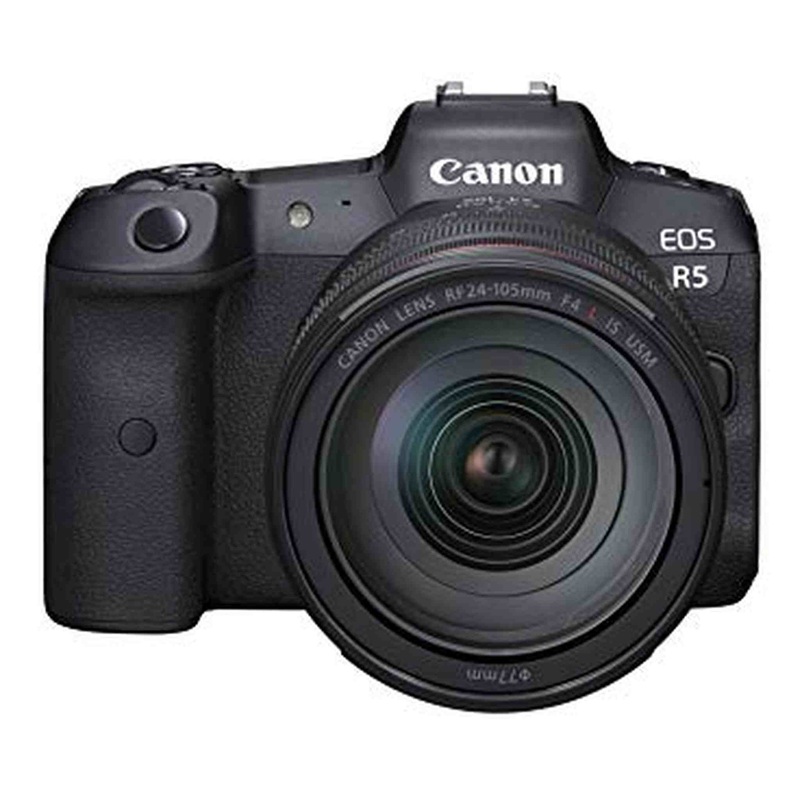 Canon EOS R5 Full Frame Mirrorless Camera + RF 24-105mm F4 L is USM Lens Kit - Used