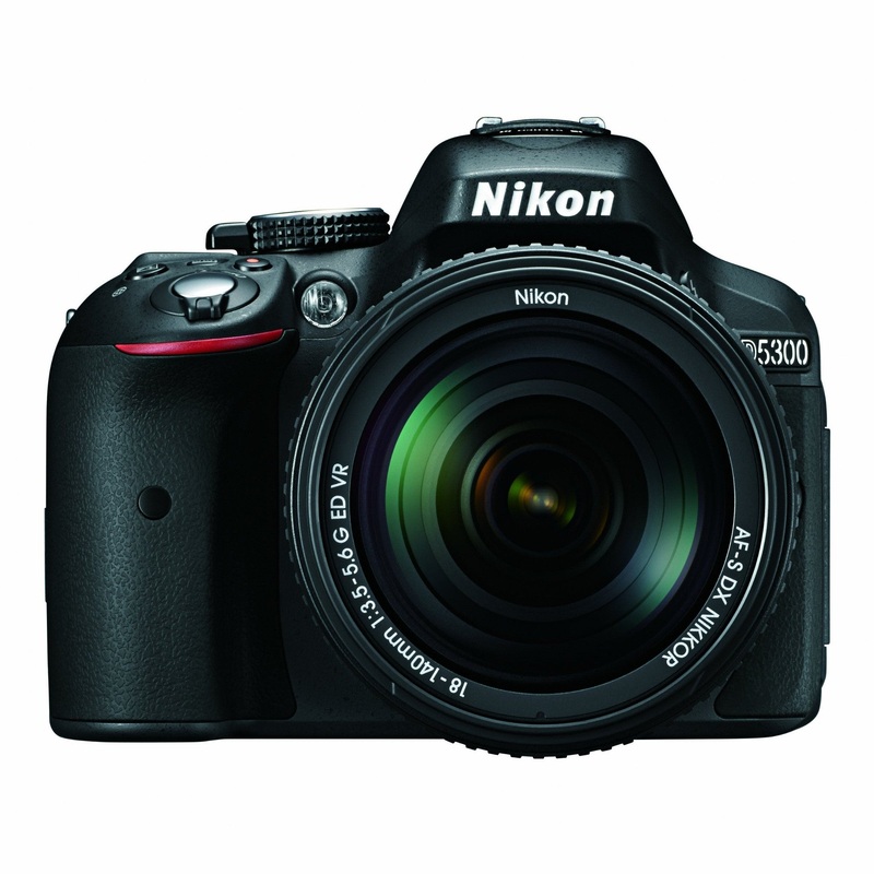 Nikon D5300 24.2 MP CMOS Digital SLR Camera with 18-140mm f/3.5-5.6G ED VR Auto Focus-S DX NIKKOR Zoom Lens (Black) - Used