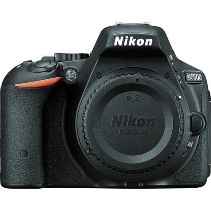 Nikon D5500 Digital SLR DX-format Camera (Black Body Only) - International Version (No Warranty)