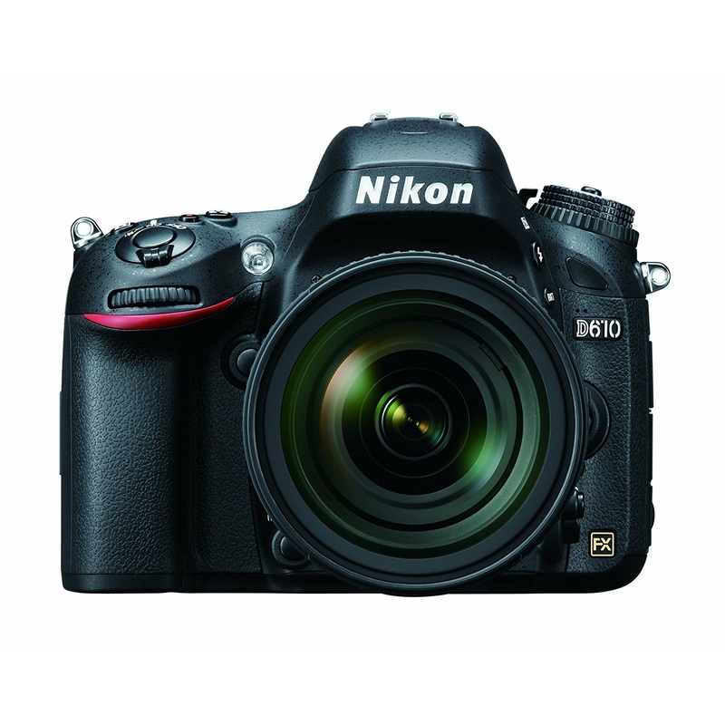 Nikon D610 24.3 MP CMOS FX-Format Digital SLR Camera with 24-85mm f/3.5-4.5G ED VR Auto Focus-S Nikkor Lens - Used