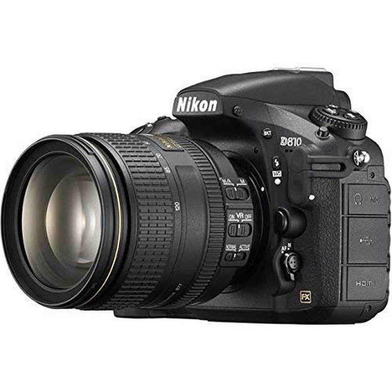 Nikon D810 Digital SLR Camera Body & AF-S 24-120mm f/4 G VR ED Zoom-Nikkor Lens (Renewed) - Reconditioned