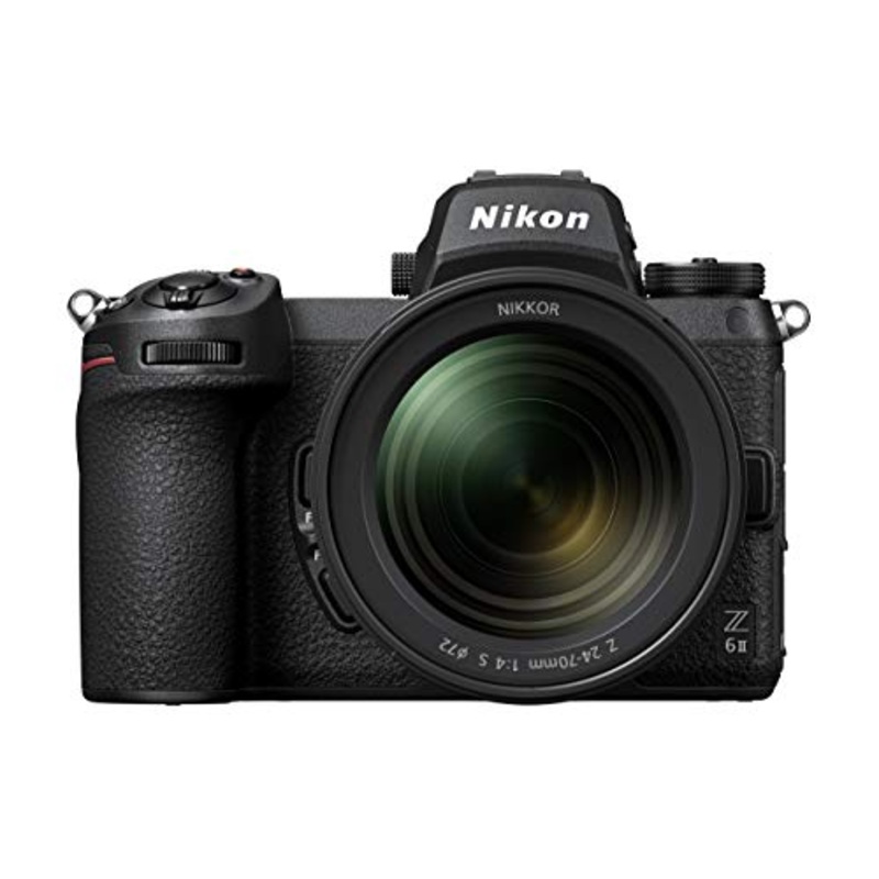 Nikon Z 6II FX-Format Mirrorless Camera Body w/NIKKOR Z 24-70mm f/4 S, Black (International Model) - Used