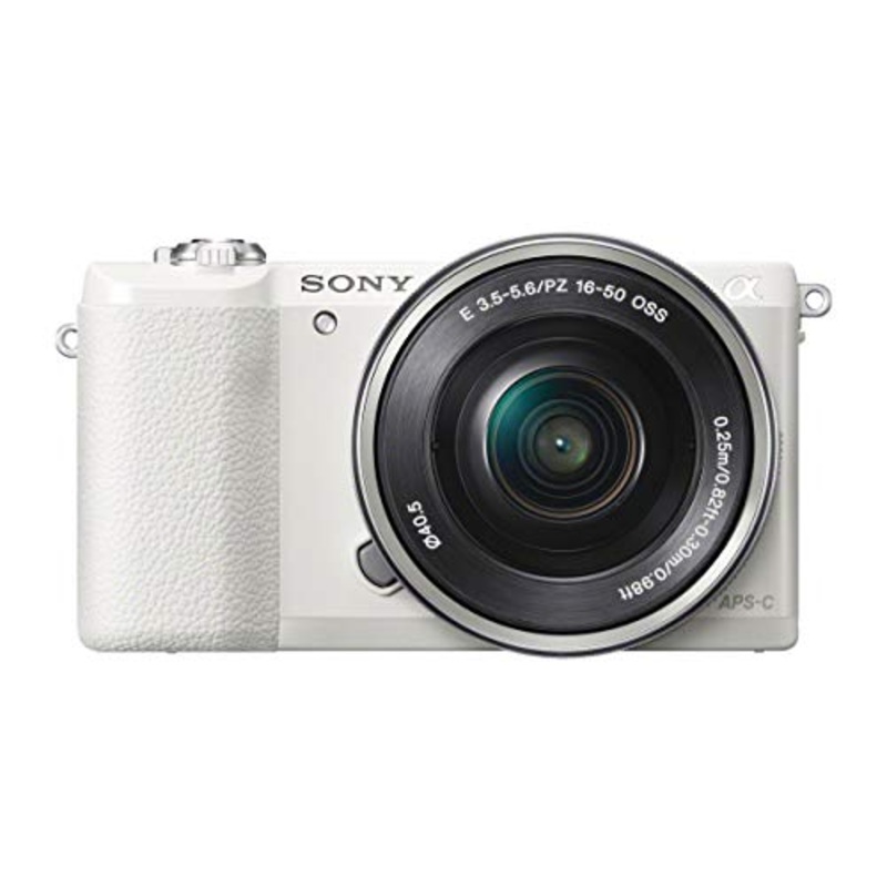 Sony a5100 16-50mm Mirrorless Digital Camera with 3-Inch Flip Up LCD (White) - Reconditioned