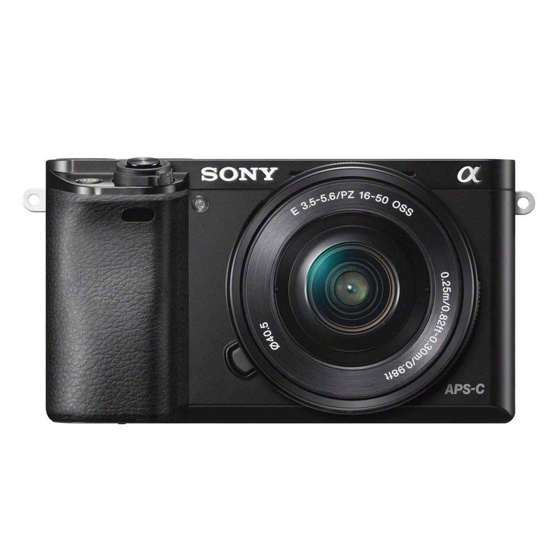 Sony Alpha a6000 Mirrorless Digital Camera 24.3MP SLR Camera with 3.0-Inch LCD (Black) w/16-50mm Power Zoom Lens