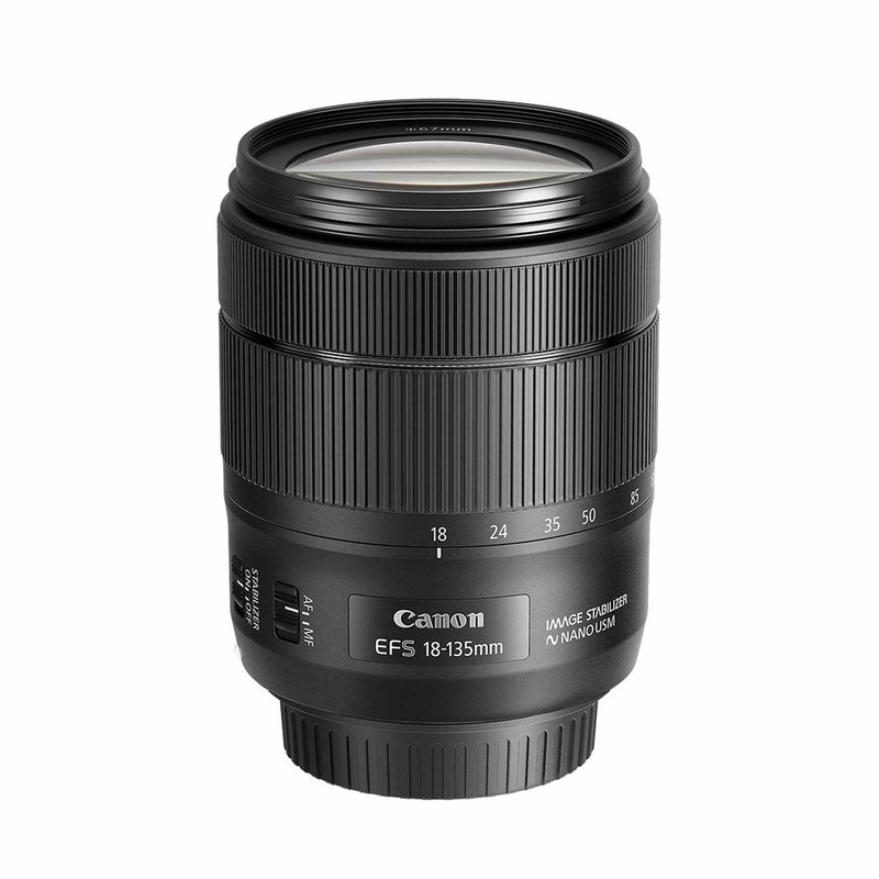 Canon EF-S 18-135mm f/3.5-5.6 Image Stabilization USM Lens (Black) - Used