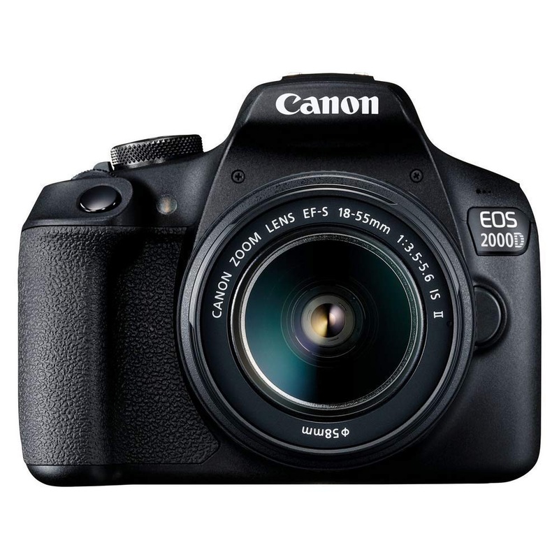 Canon EOS 2000D (Rebel T7) DSLR Camera + 18-55mm III Kit - Used