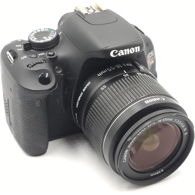 Canon EOS 600D (European EOS Rebel T3i) 18 MP CMOS Digital SLR Camera and DIGIC 4 Imaging with EF-S 18-55mm f/3.5-5.6 is Lens - Reconditioned
