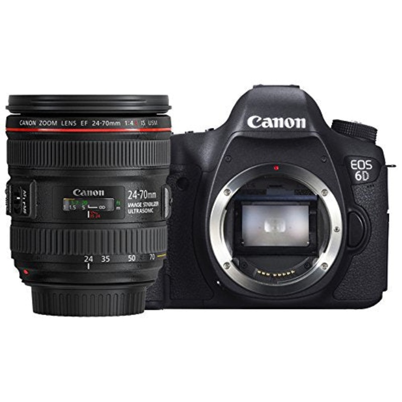 Canon EOS 6D with 24-70mm f4 is USM Lens Kit (Full Frame) - Used