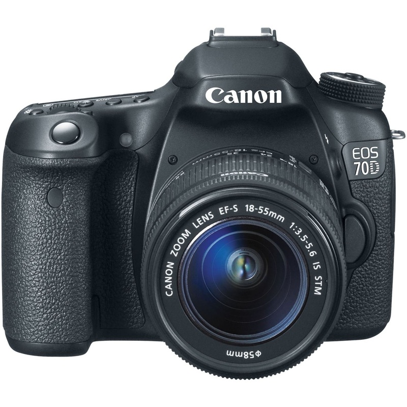 Canon EOS 70D Digital SLR Camera with 18-55mm STM Lens - Used