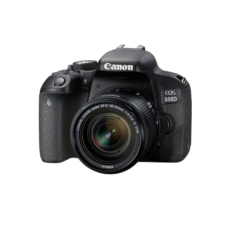 Canon EOS 800D Digital SLR with 18-55 is STM Lens Black (Refurbished) - Used