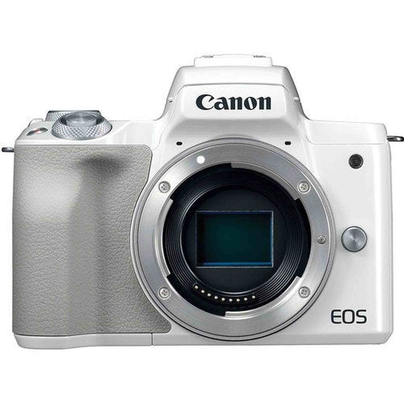 Canon EOS Kiss M/M50 Mirrorless Digital Camera - White